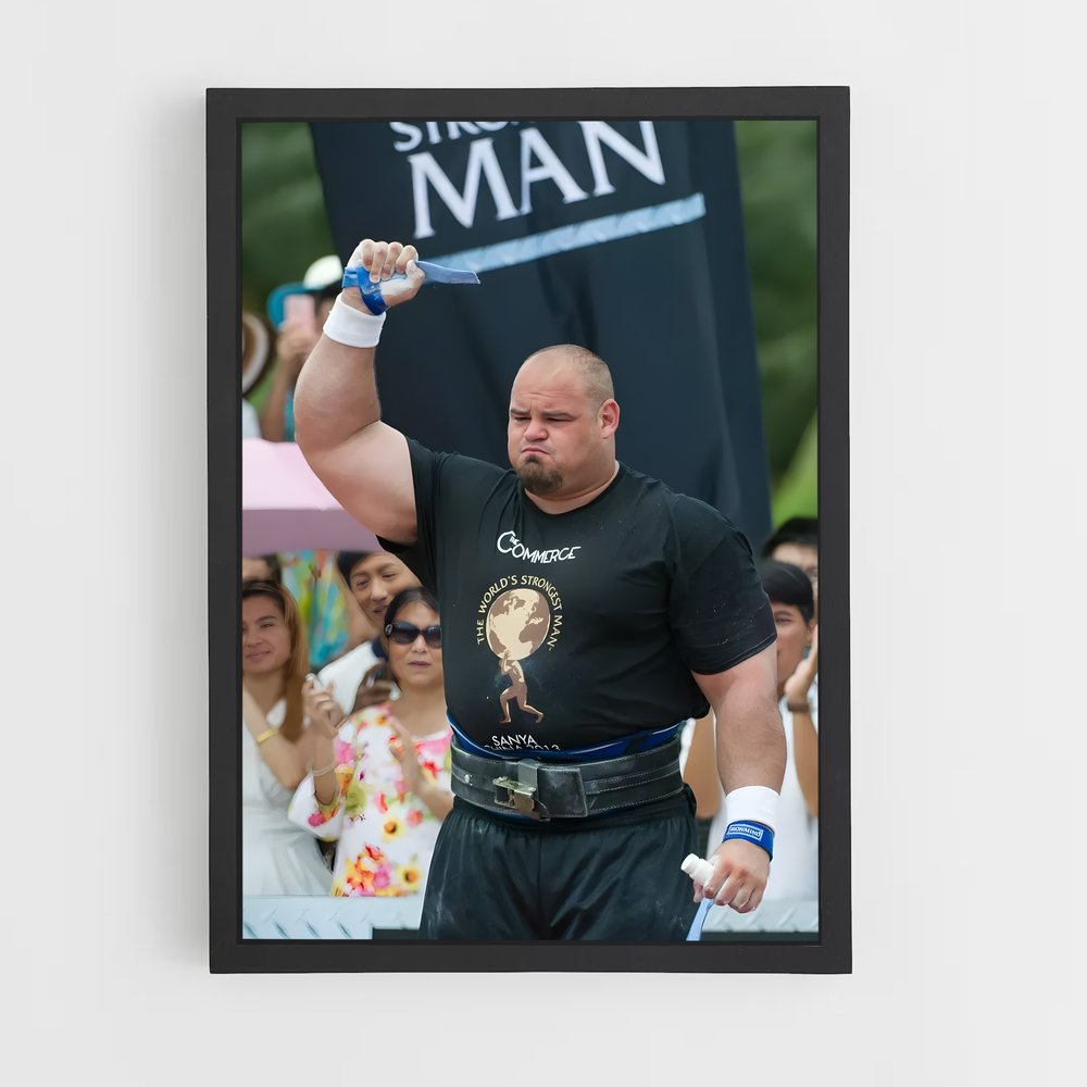 Poster Brian shaw – affiche Powerlifting (vue 2)